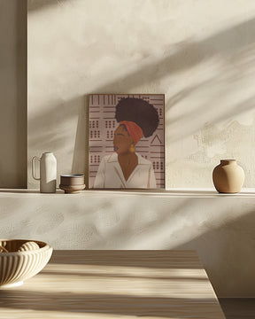 Afro puff Poster