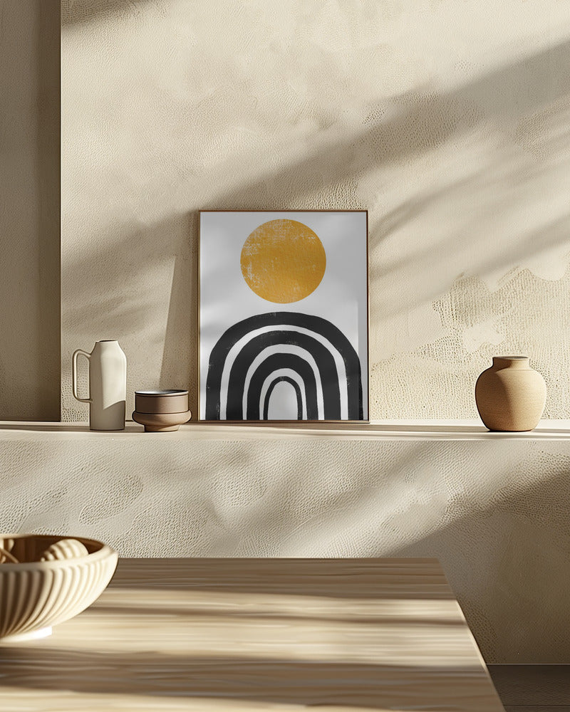 Arch Line Art Poster