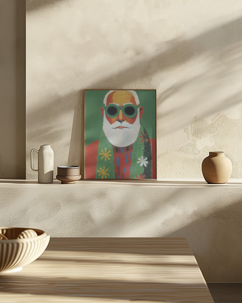 Holiday Santa Poster