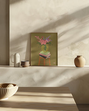 Floral Vase Poster