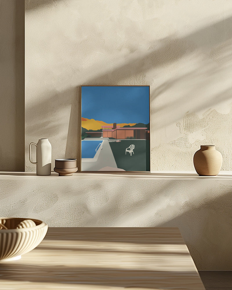 Kaufmann Desert House Poolside Poster