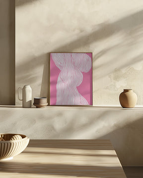 Fibers No 1 (Pink) Poster