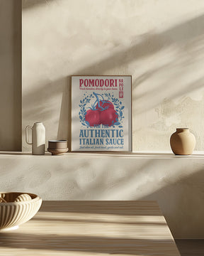 Pomodori Kitchen print Poster