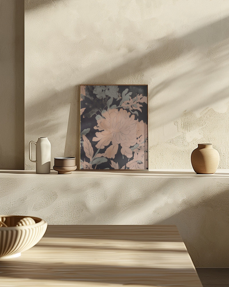 Wild Peony Poster