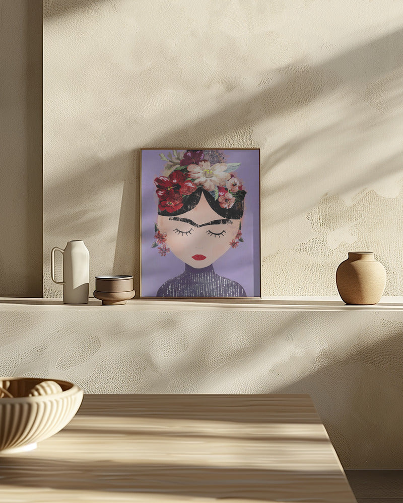 Frida (Purple) Poster