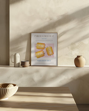 Pain Au Chocolat Print Poster