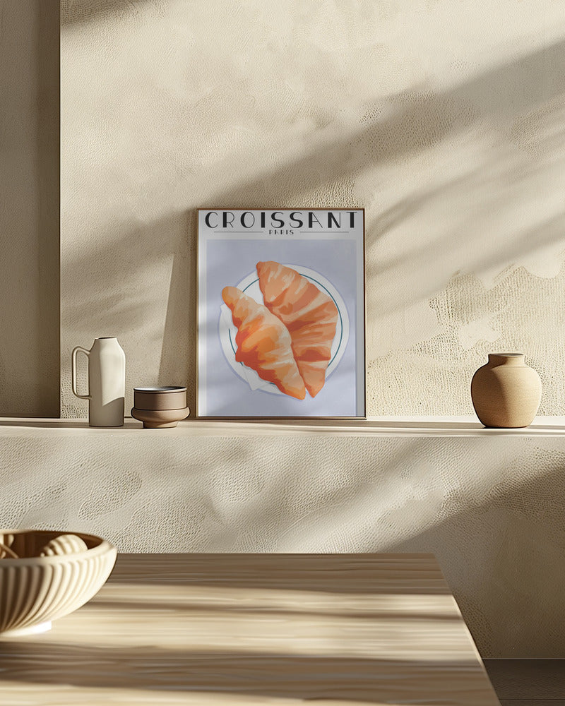 Croissant - Paris Poster