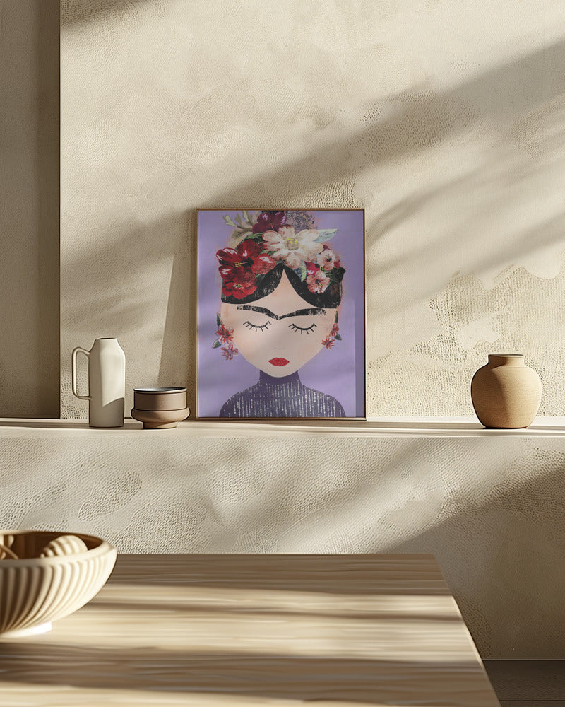 Frida (Purple) Poster