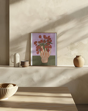 Flower Vase 1ratio 2x3 Print By Bohonewart Poster