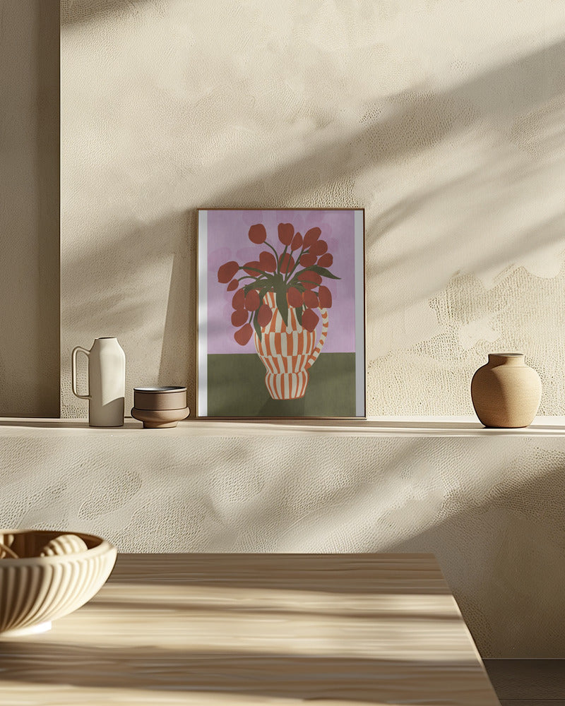 Flower Vase 1ratio 2x3 Print By Bohonewart Poster