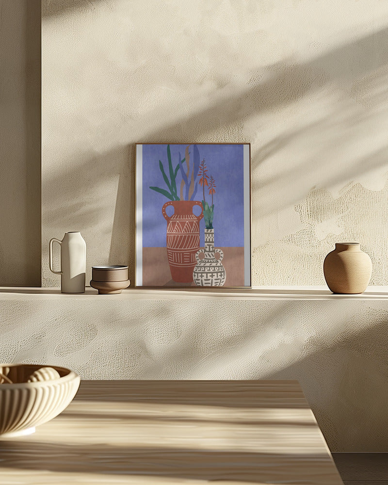 Flower Vase 3ratio 2x3 Print By Bohonewart Poster