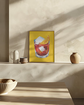 Negroni Sunshine Yellow Poster