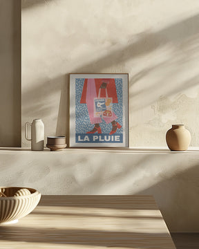 La Pluie French Style Poster