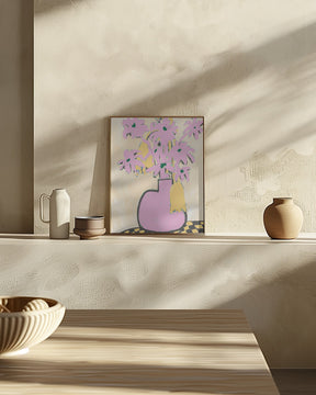 Pink Vase Poster