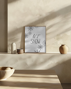 Inky let it snow Poster