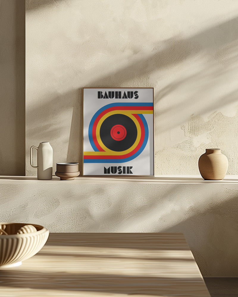 Bauhaus Musik Vinyl Poster