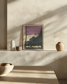 Acadia National Park Travel Print Poster