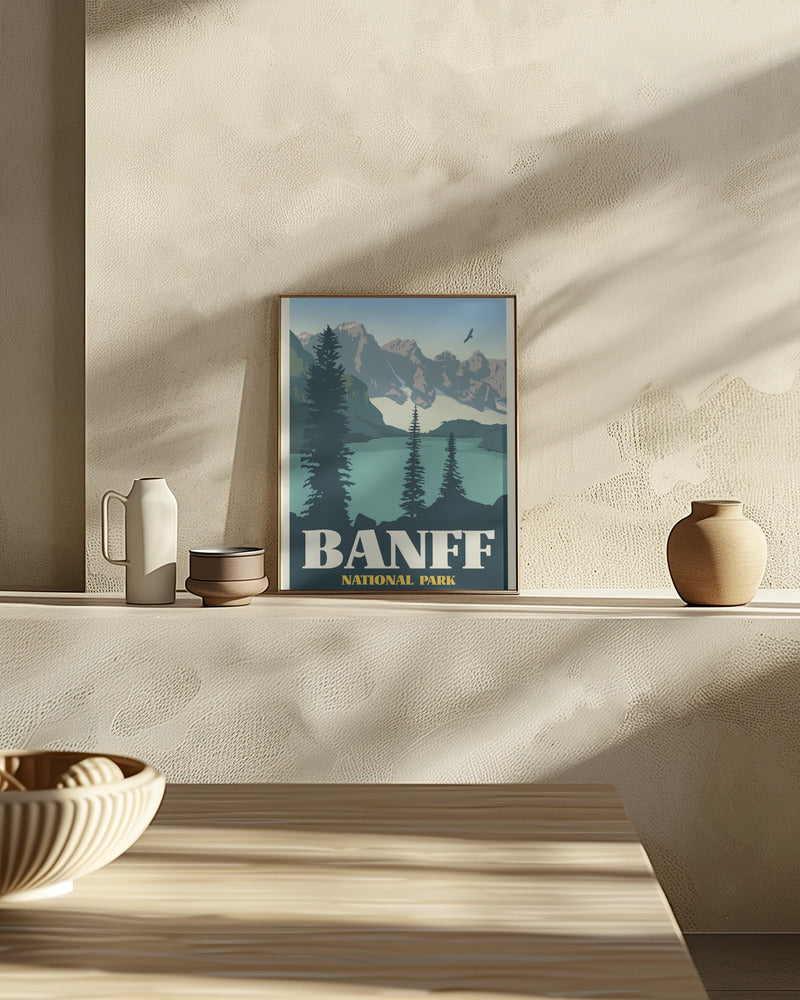 Banff National Park Travel Print Poster