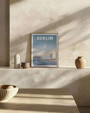 Berlin Cityscape Travel Print Poster