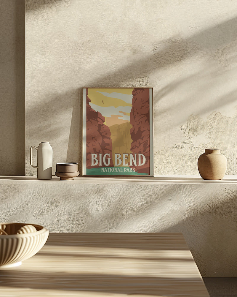 Big Bend National Park Travel Print Poster