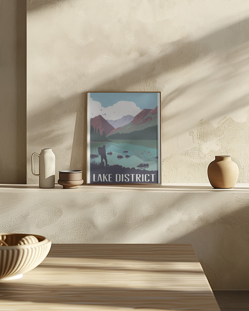 Lake District Travel Print Poster