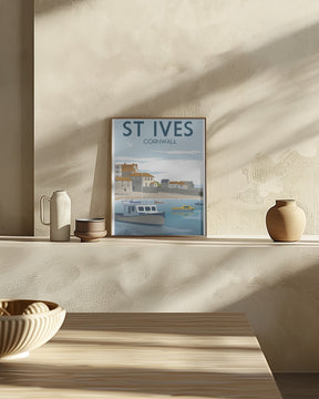 St Ives Travel Print Poster