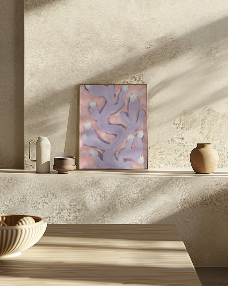 Purple Coral Poster