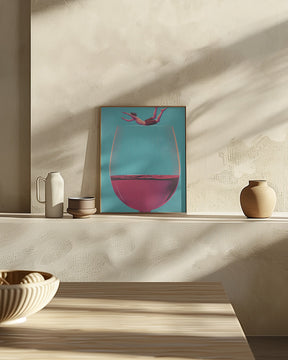 Wine Dive Poster