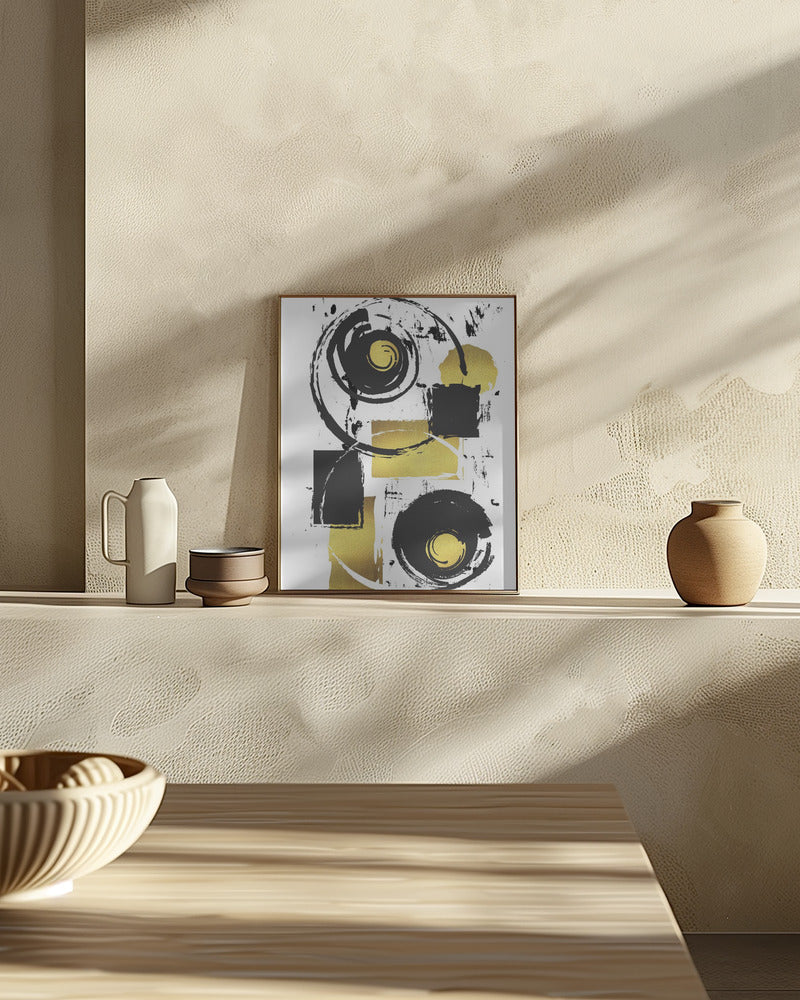 ABSTRACT ART Geometry Poster