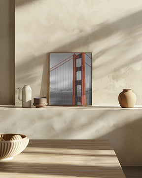 Golden Gate Bridge in Detail Poster