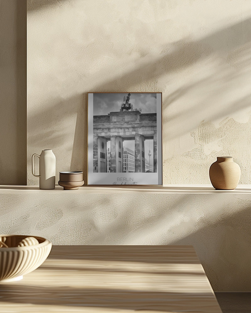 In focus: BERLIN Brandenburg Gate Poster