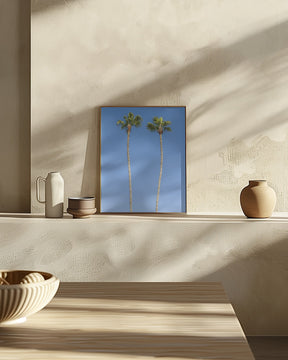 Idyllic Palm trees Poster