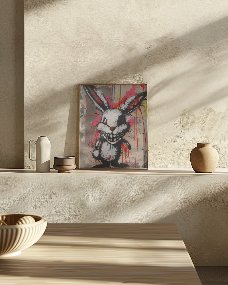 Scary Bunny Poster