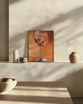 Aperol Spritz Orange Poster