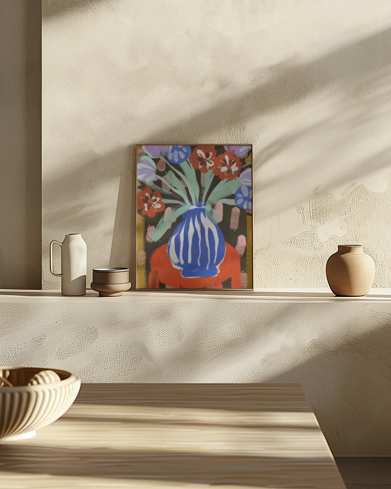 Floral still life no 2 Poster