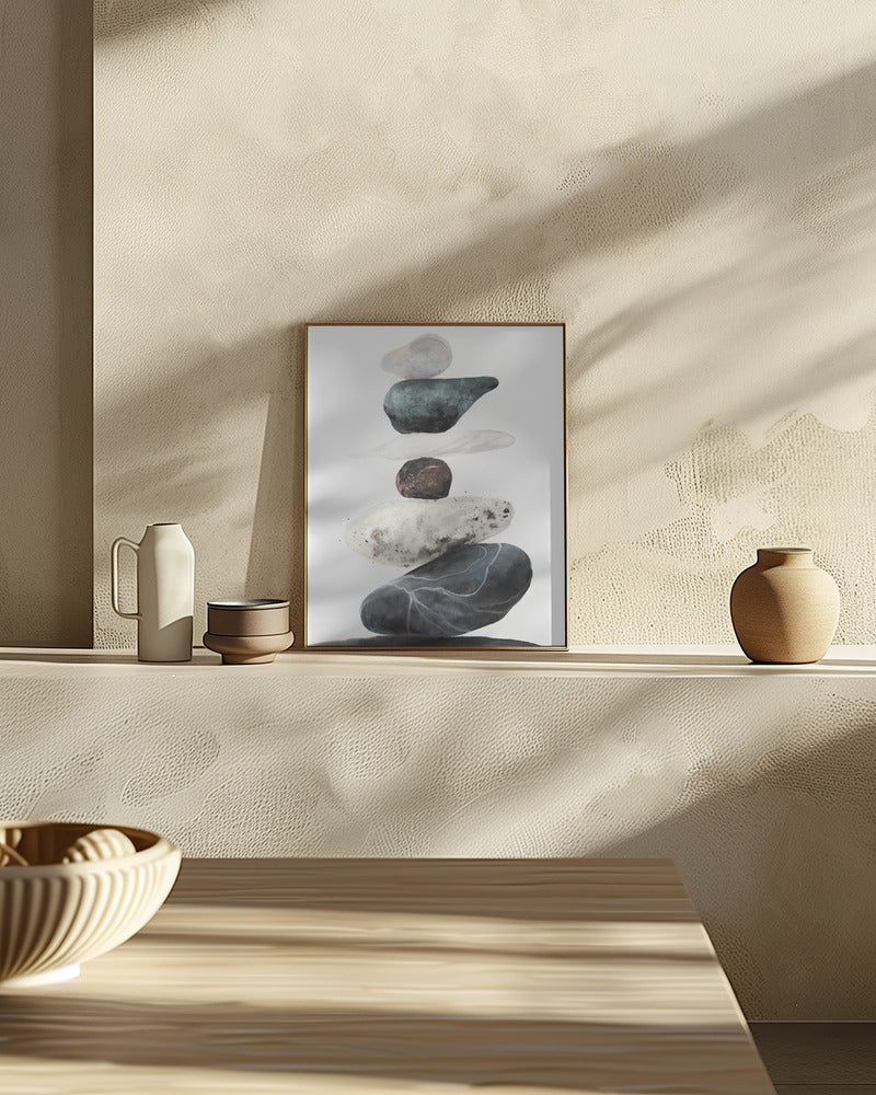 Stones from the beach Poster