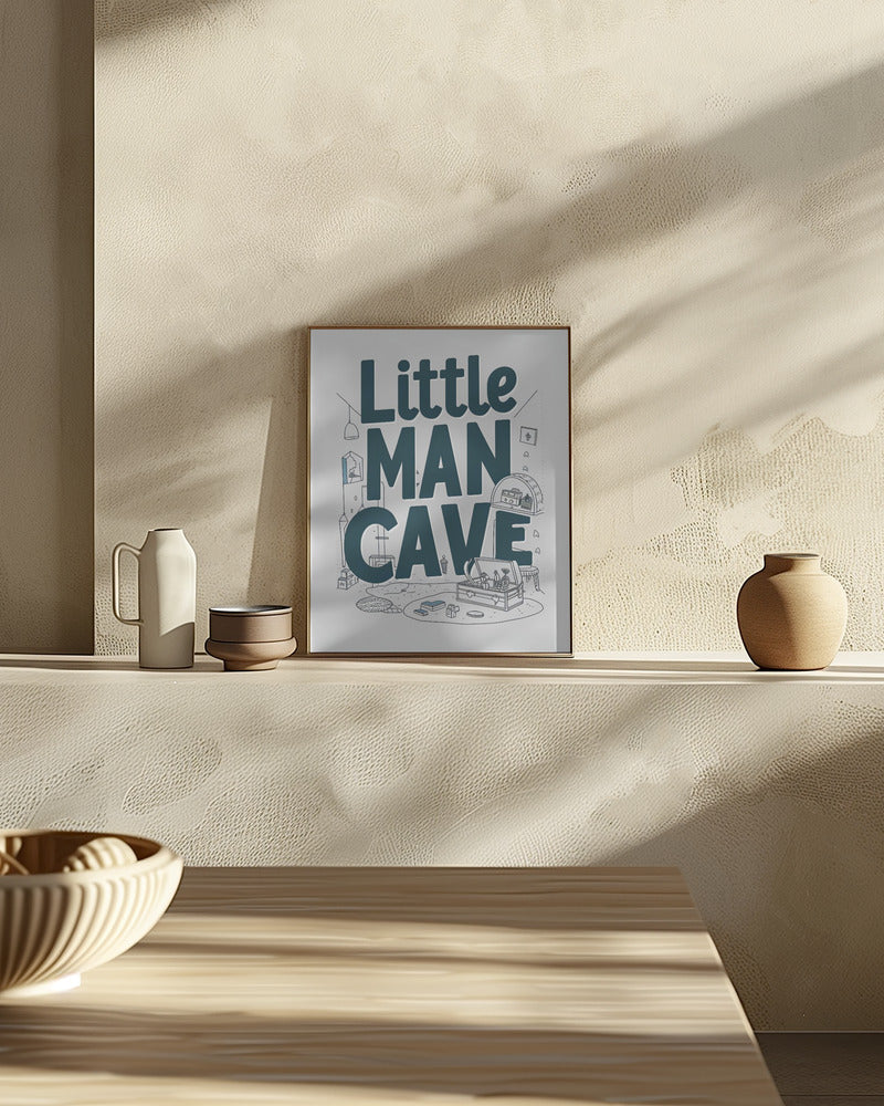 Little Man Cave Poster