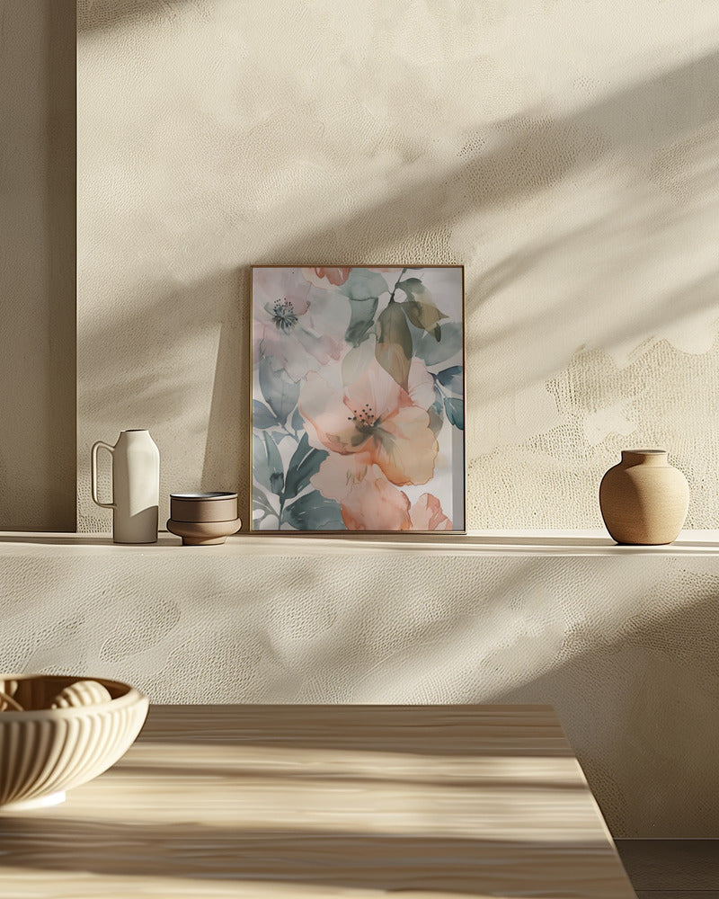 Watercolor Floral No. 3 Poster