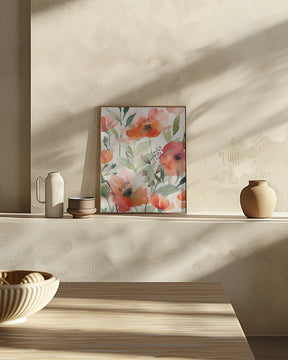 Watercolor Floral No. 10 Poster