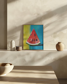 Watermelon Slice Poster