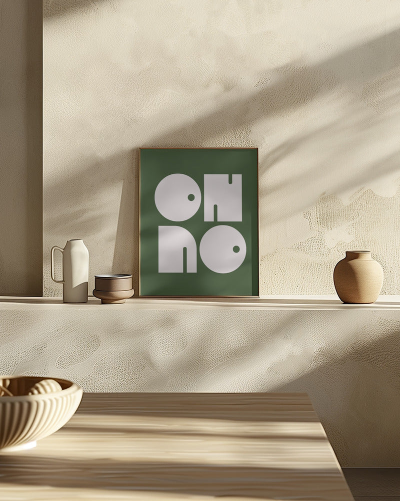 Oh No Green.psdratio 3x4 Print By Bohonewart Poster