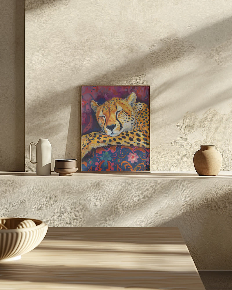 Resting Cheetah Poster