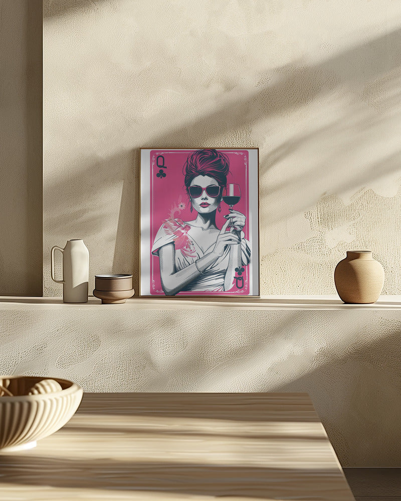 Queen of Clubs Poster