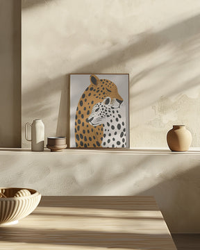 Leopard Mom Poster