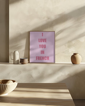 Frenchlovepink Ratioiso Poster