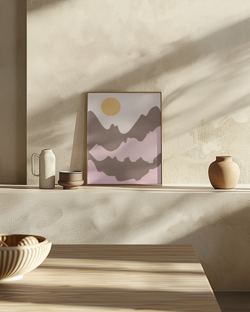 Abstractsunset Ratioiso Poster