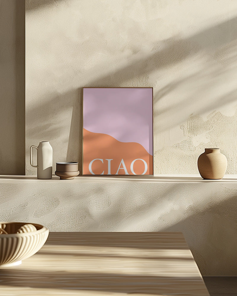 Ciaopinkorange Ratioiso Poster