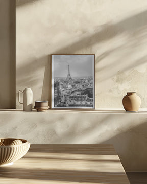 Pariseiffeltowerbw1 Size24x36 Poster