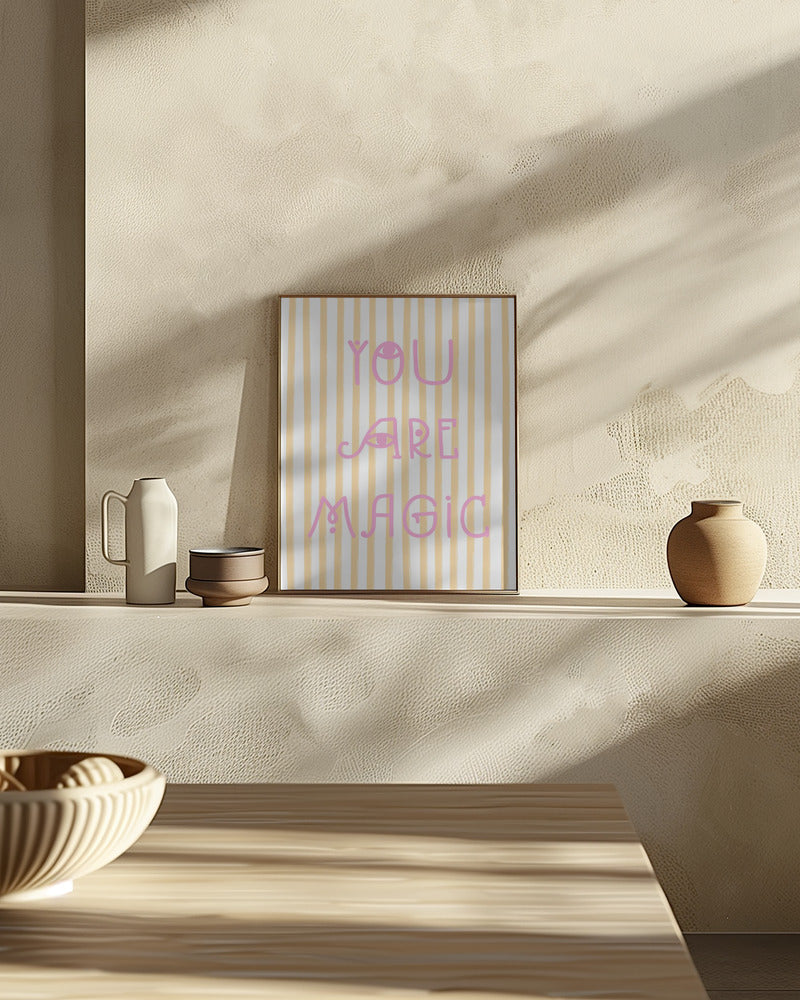 Magicstripespink Ratioiso Poster