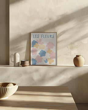 Lesfleursblue Ratio2x3 Poster